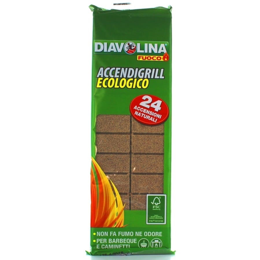 Diavolina ecologica accendifuoco