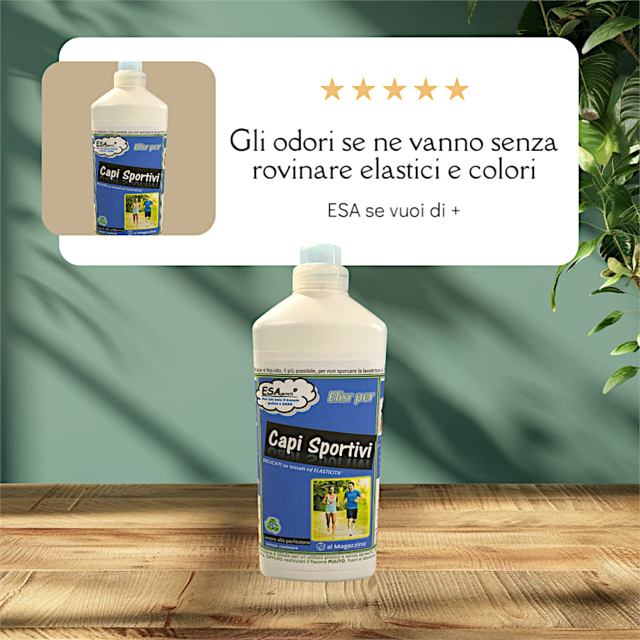 detergente Capi Sportivi ESA Lava Profuma Igienizza + potenziato